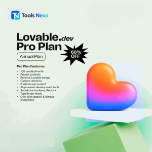 Lovable.dev Pro Plan – AI App Builder with Instant Access